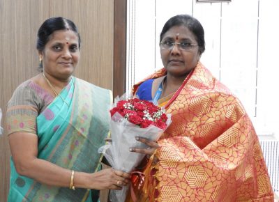 Prof. Dr. R. Meenakumari, Director, NIS is entrusted with the additional charge of Director General, CCRS with effect from 21-11-2022