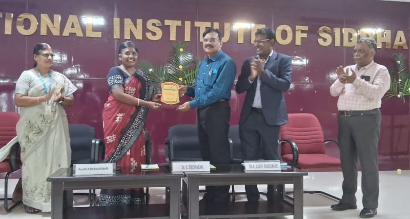 National Institute of Siddha Organized a Guest Lecture Program on 01.12.2023