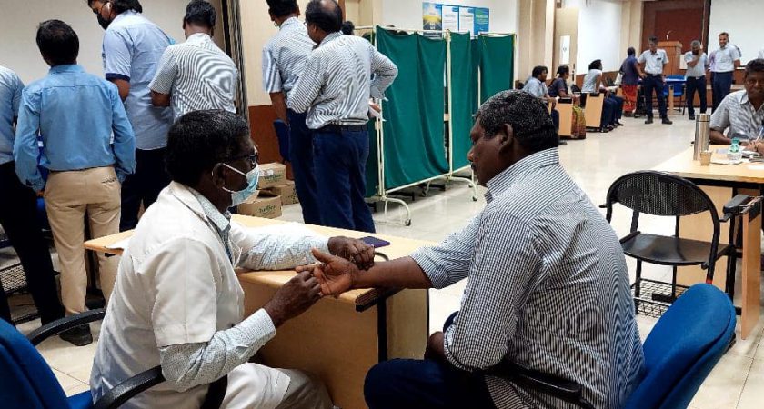 National Institute of Siddha has Organized an Outreach Medical Camp at Ashok Leyland Company Ltd. Ennore, Chennai