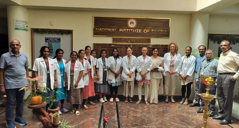 A distinguished team from Morehouse School of Medicine, Atlanta, Georgia, USA, visited the National Institute of Siddha (NIS)