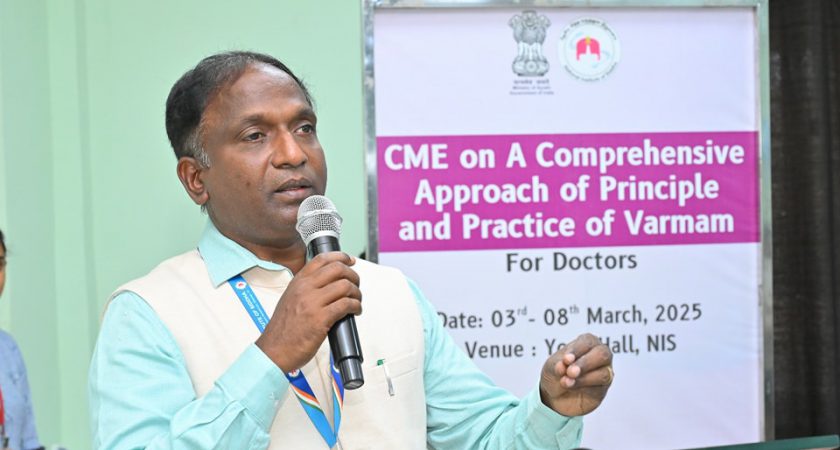 Inauguration of CME on “Comprehensive Approach of Principle and Practice of Varmam” for Doctors