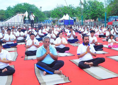 National Institute of Siddha Participated in Yoga Mahotsav 2025 at Puducherry