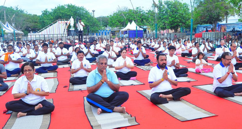 National Institute of Siddha Participated in Yoga Mahotsav 2025 at Puducherry