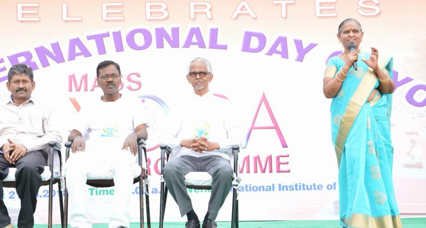 National Institute of Siddha Celebrates International Day of Yoga 2018