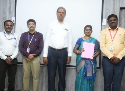 Ph.D Viva Voce Examination of the Full Time Scholar Dr. R. Uthaya Ganga MD (S)